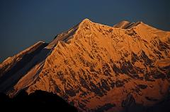 20 Tukuche Peak Close Up At Sunrise From Camp Below Mesokanto La 